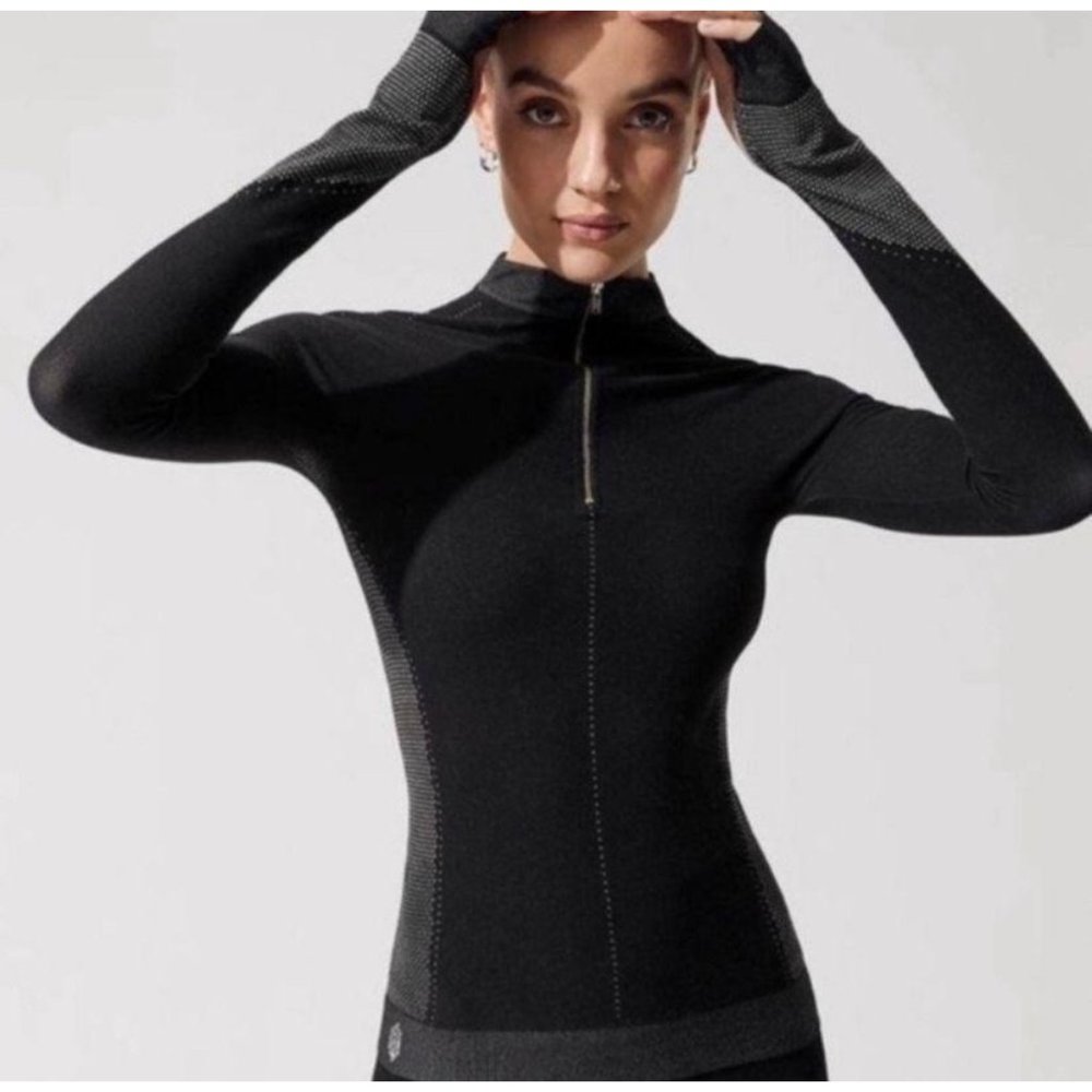 (Sold) Free People Honeycomb Pullover Black NWT M - Picture 2 of 14